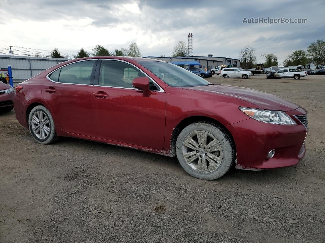 2015 Lexus Es 350 Red vin: JTHBK1GG7F2163137