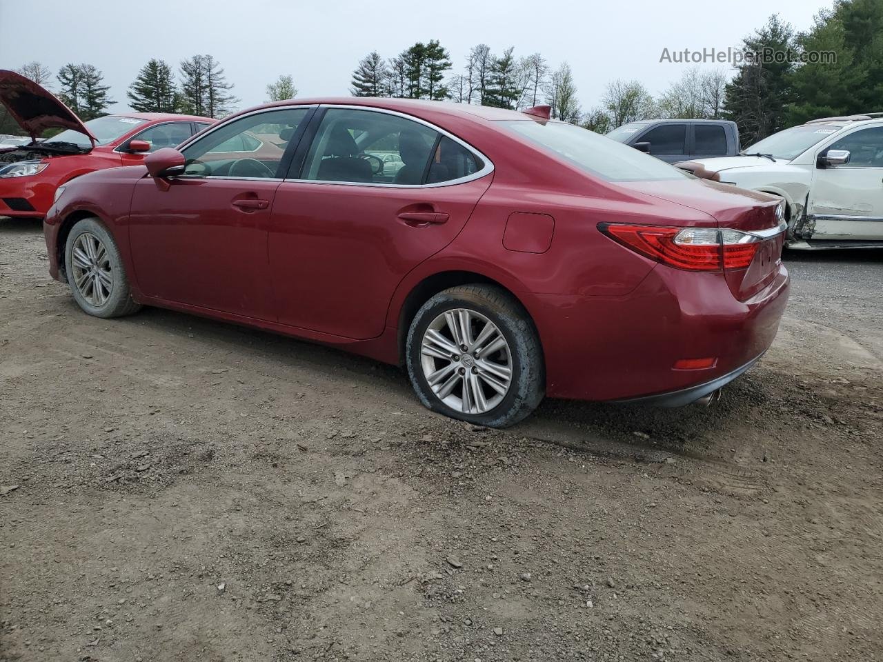 2015 Lexus Es 350 Red vin: JTHBK1GG7F2163137