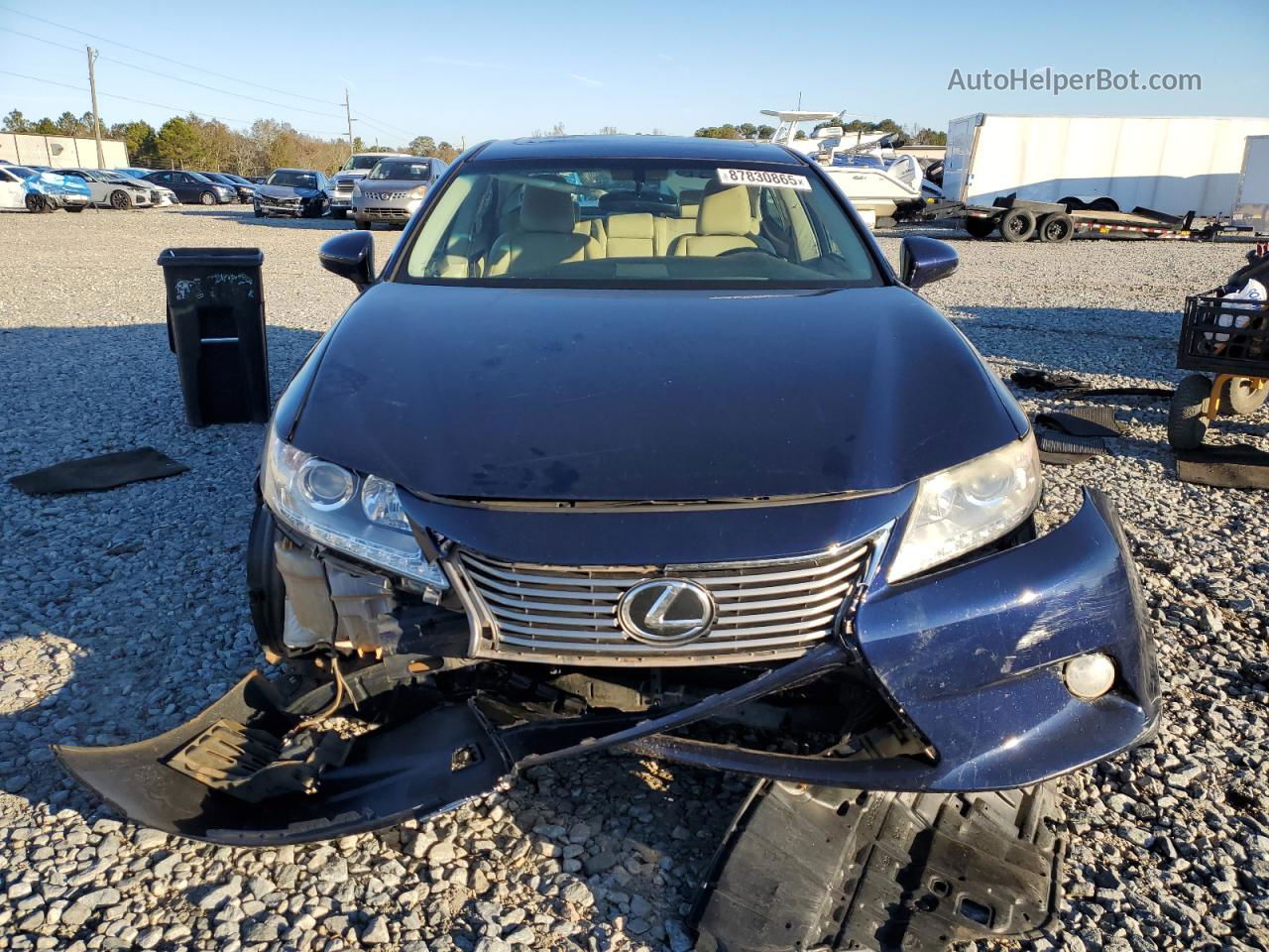 2015 Lexus Es 350 Синий vin: JTHBK1GG7F2163963