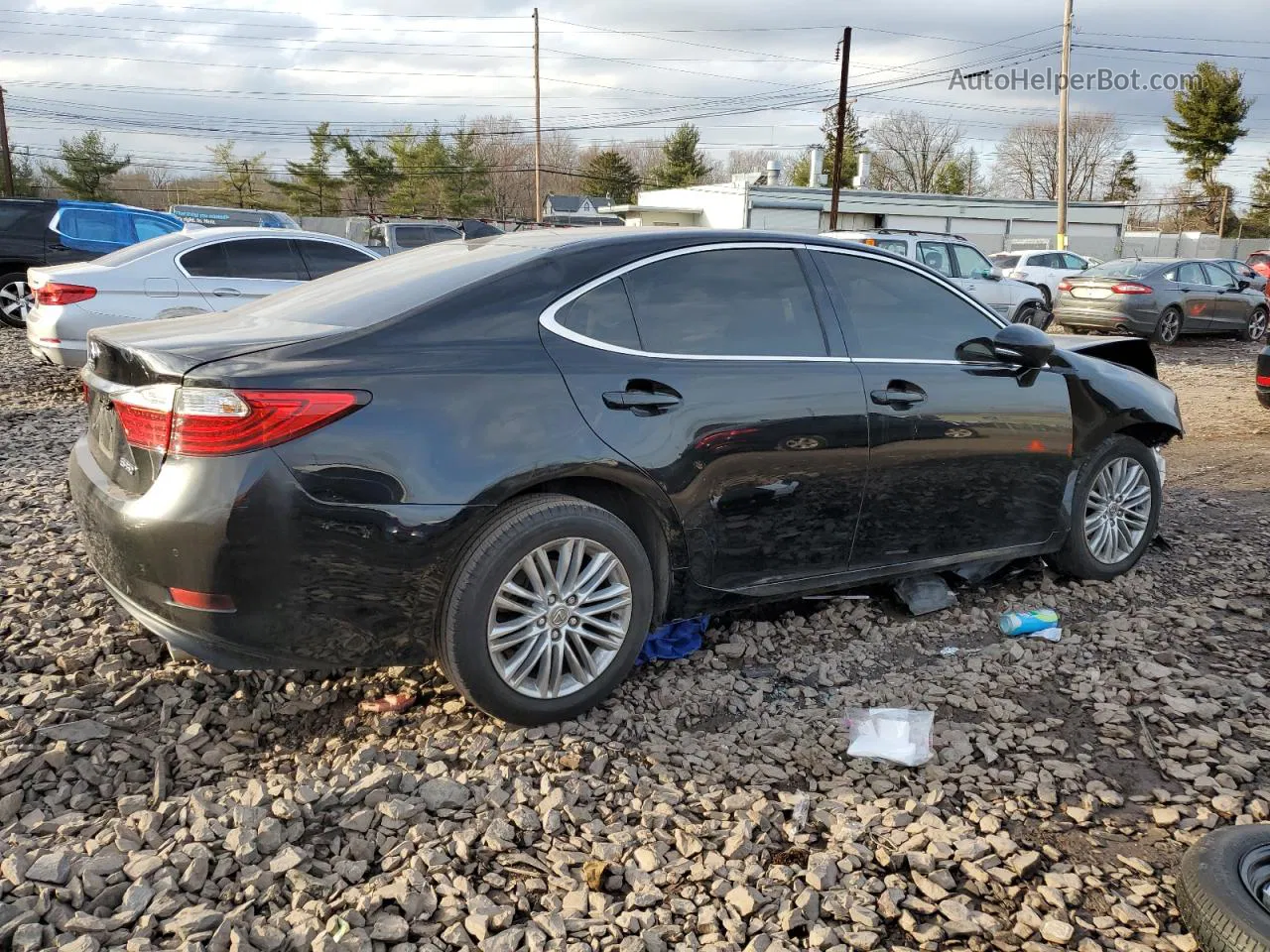 2015 Lexus Es 350 Black vin: JTHBK1GG7F2164837