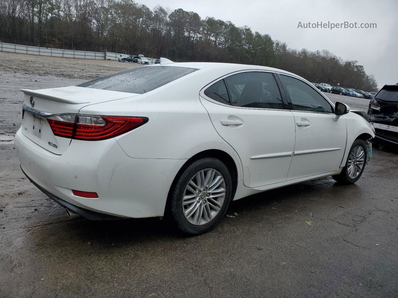 2015 Lexus Es 350 White vin: JTHBK1GG7F2166264