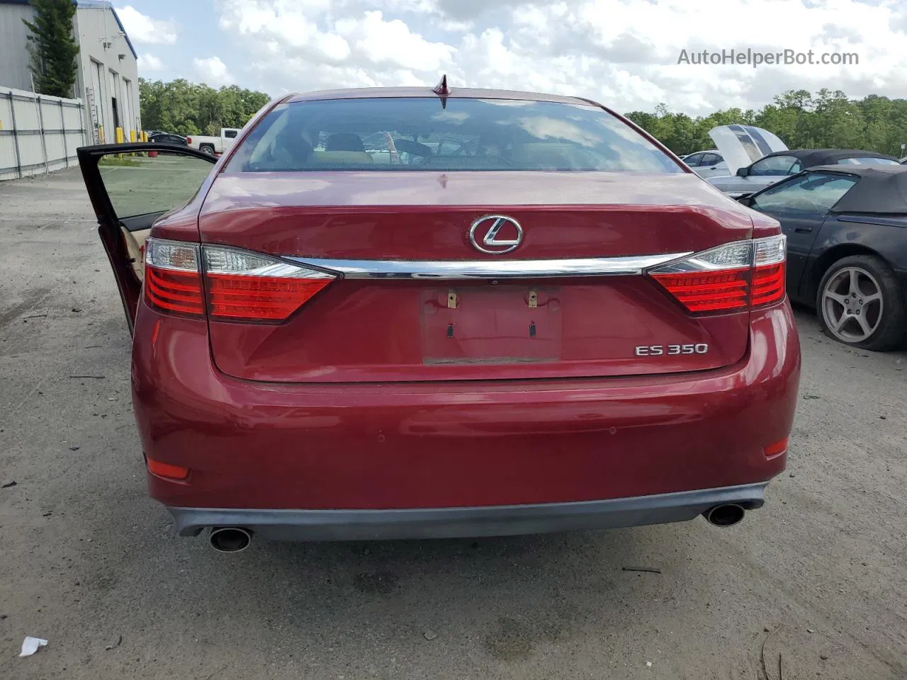 2015 Lexus Es 350 Красный vin: JTHBK1GG7F2167446