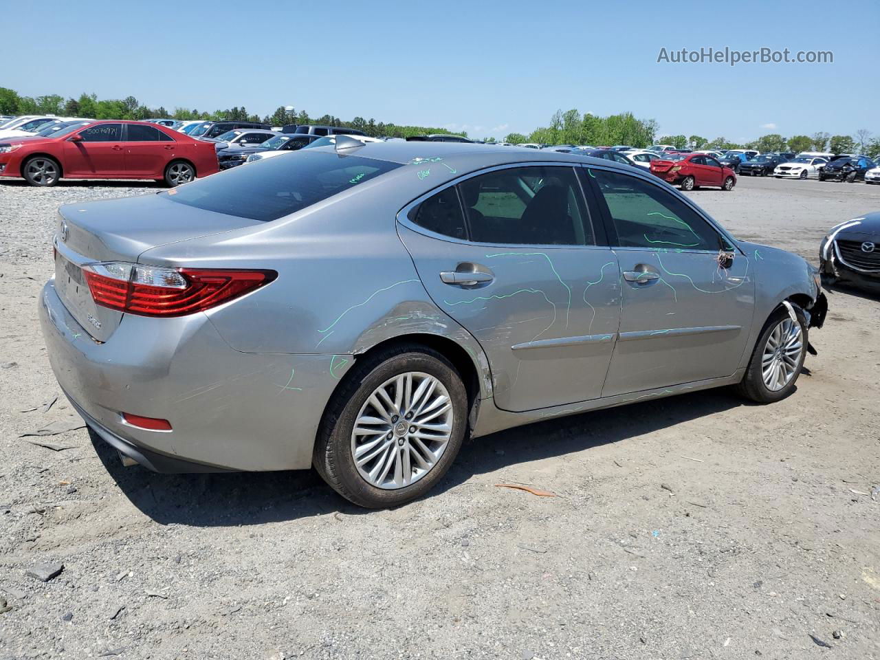 2015 Lexus Es 350 Silver vin: JTHBK1GG7F2174087