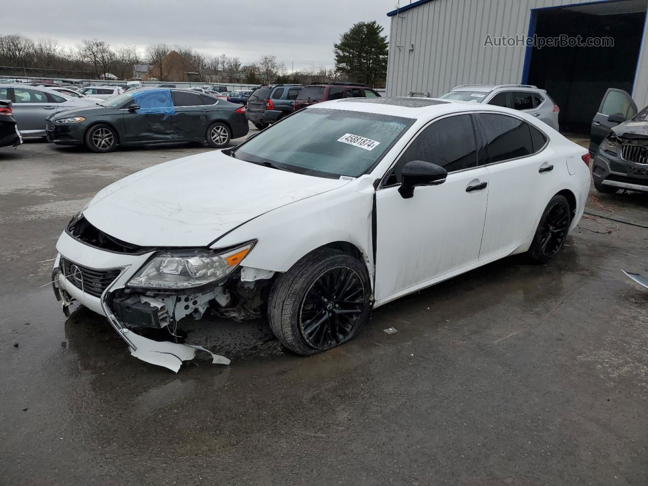 2015 Lexus Es 350 Белый vin: JTHBK1GG7F2175837