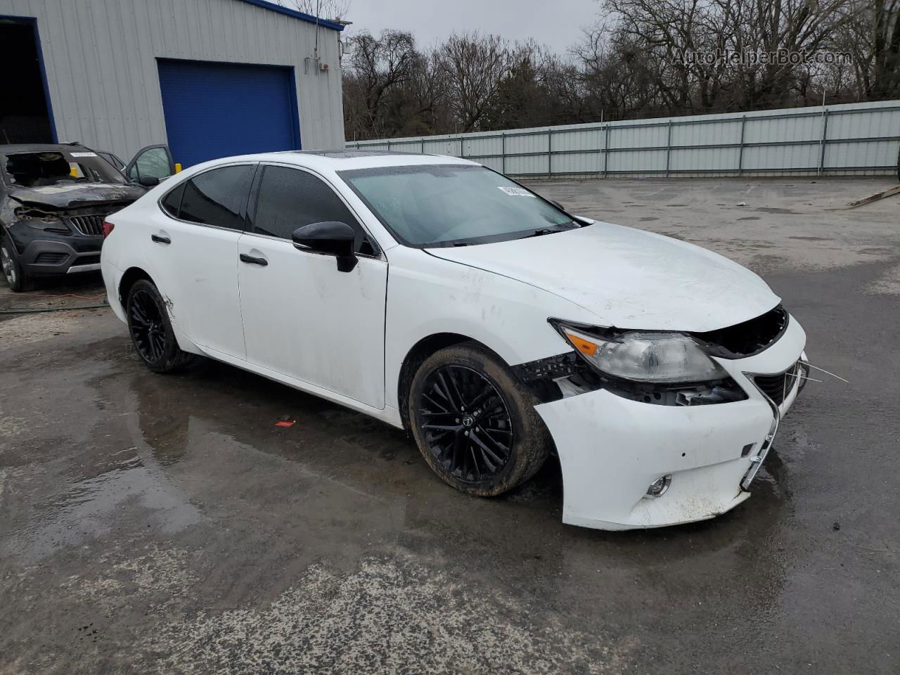 2015 Lexus Es 350 White vin: JTHBK1GG7F2175837