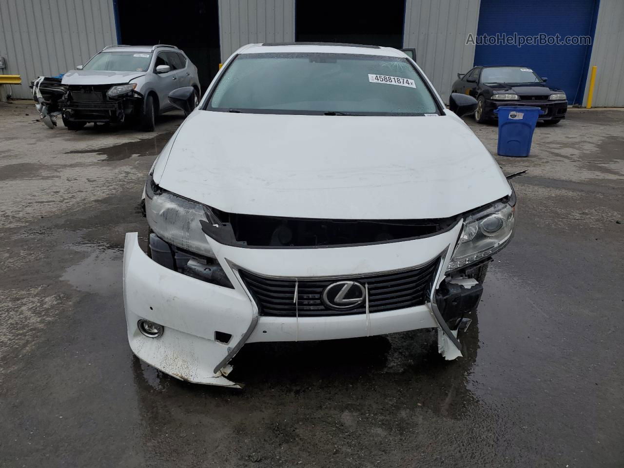 2015 Lexus Es 350 White vin: JTHBK1GG7F2175837