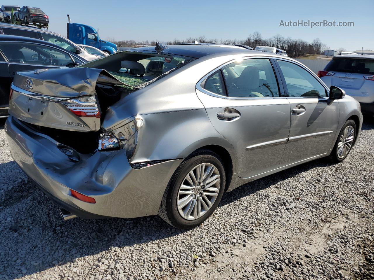 2015 Lexus Es 350 Silver vin: JTHBK1GG7F2176969