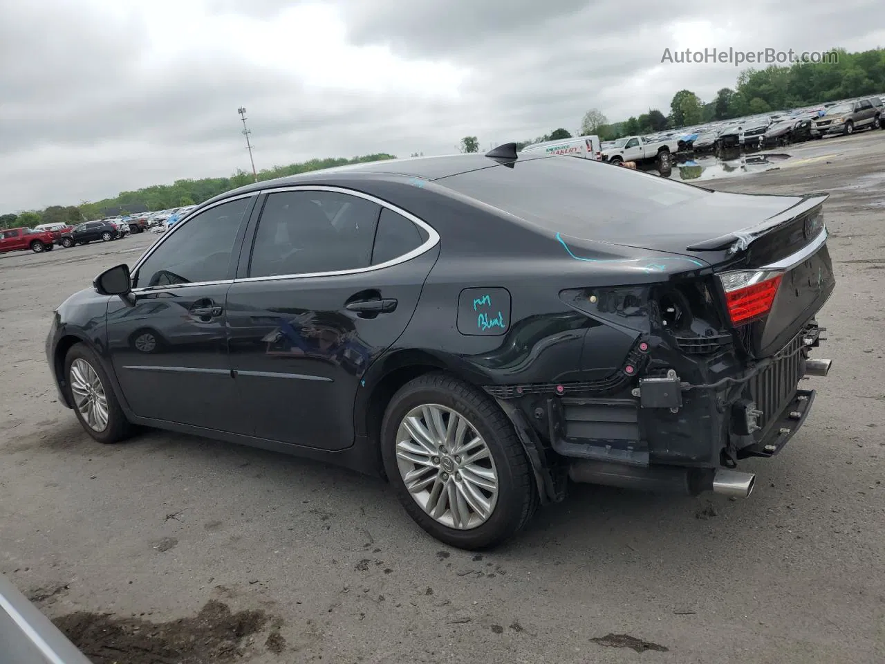 2015 Lexus Es 350 Black vin: JTHBK1GG7F2179872