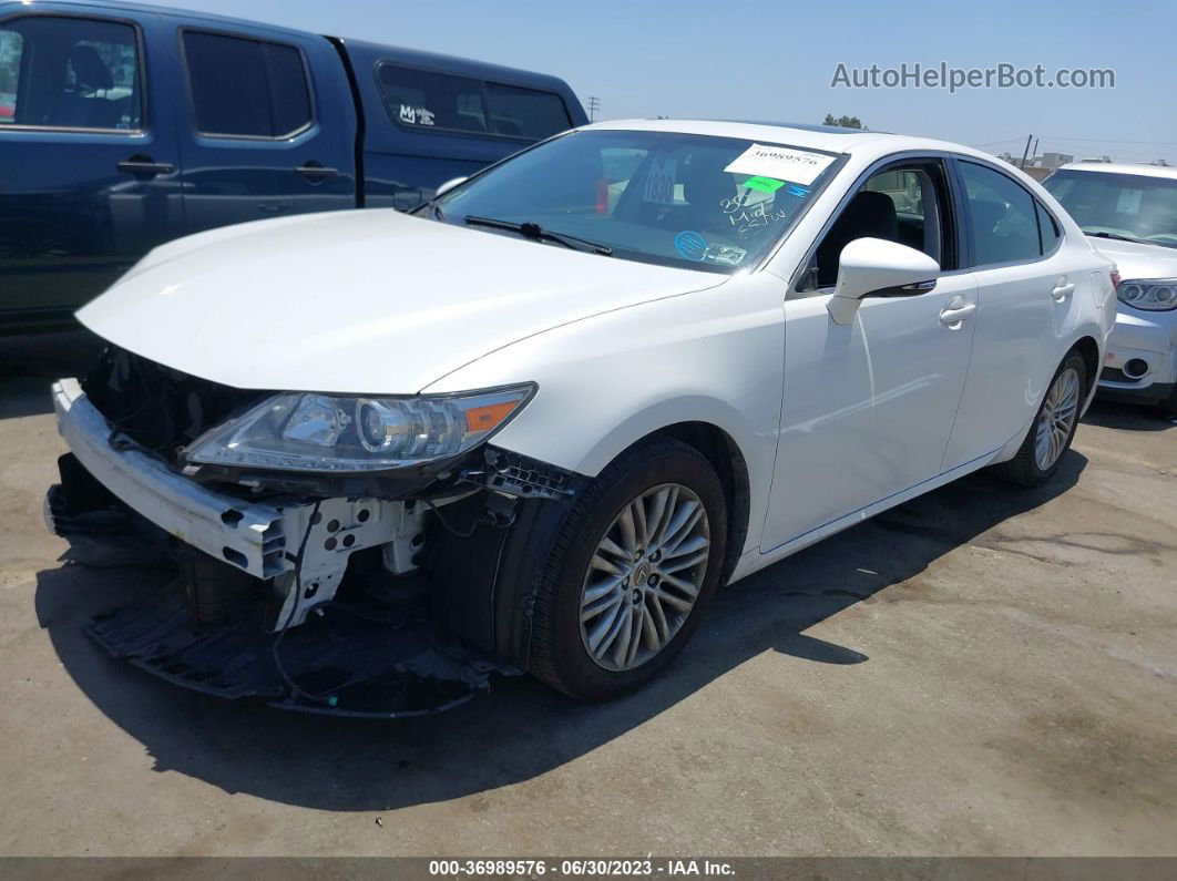 2015 Lexus Es 350 White vin: JTHBK1GG7F2183498