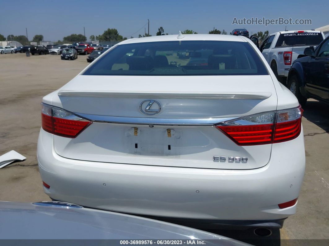 2015 Lexus Es 350 White vin: JTHBK1GG7F2183498