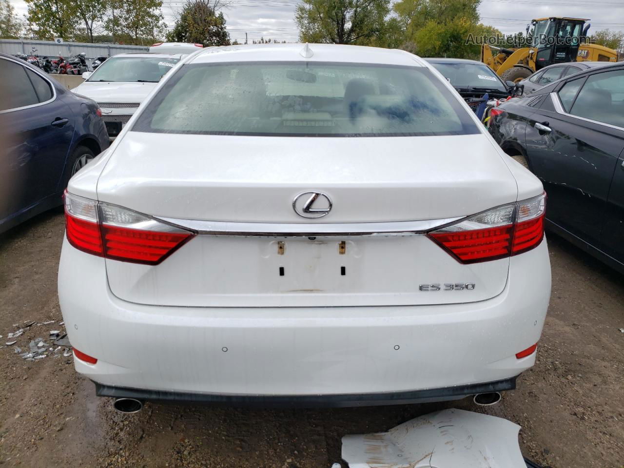 2015 Lexus Es 350 White vin: JTHBK1GG7F2191486