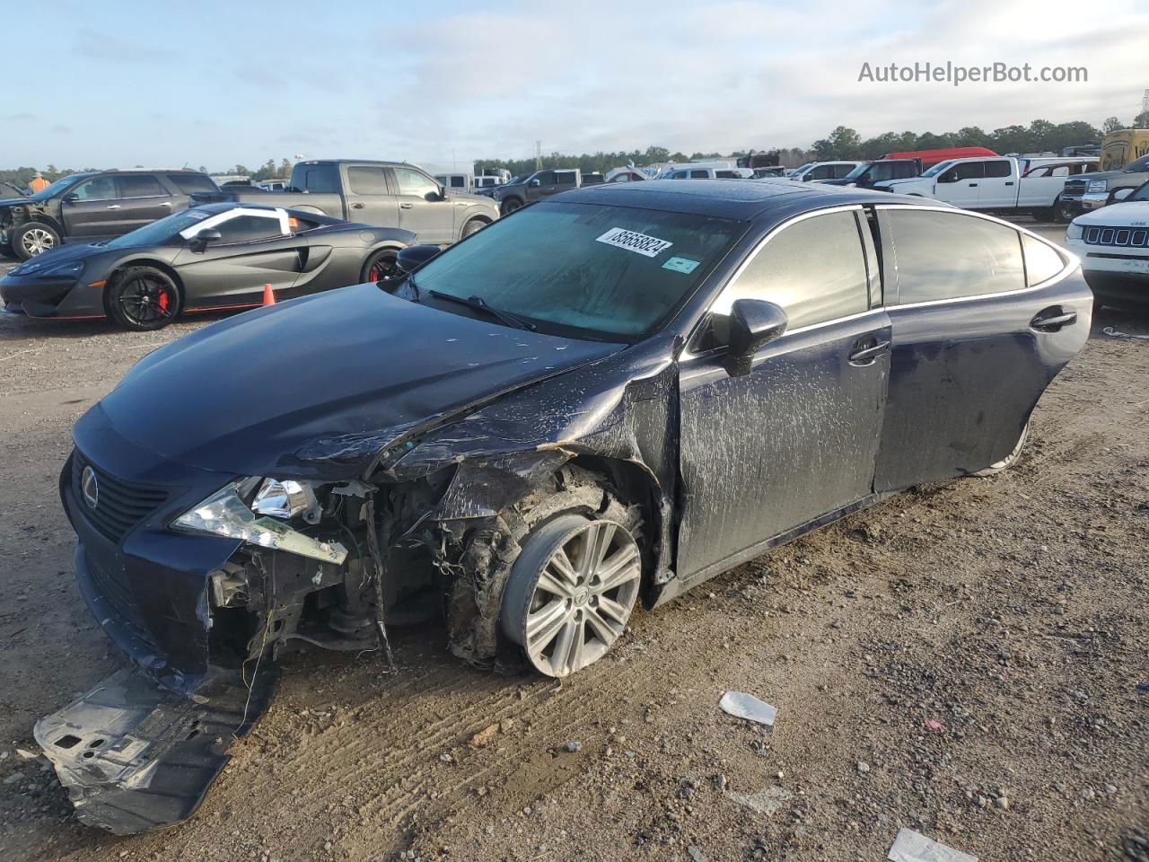 2015 Lexus Es 350 Blue vin: JTHBK1GG7F2192914