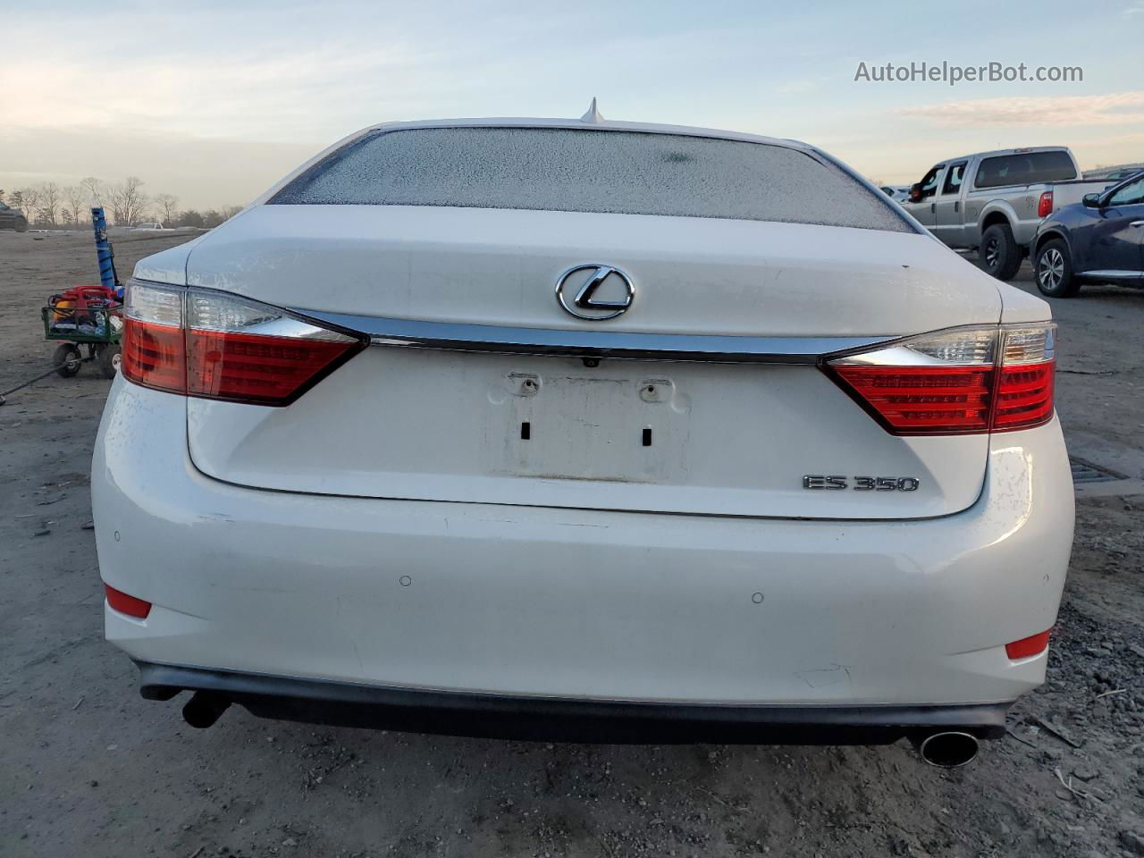 2015 Lexus Es 350 White vin: JTHBK1GG7F2192993