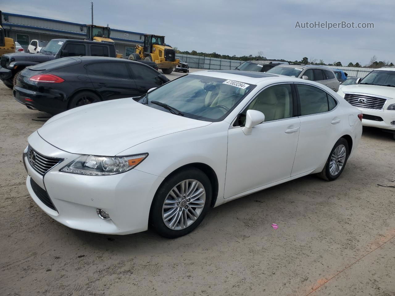 2015 Lexus Es 350 White vin: JTHBK1GG7F2194159