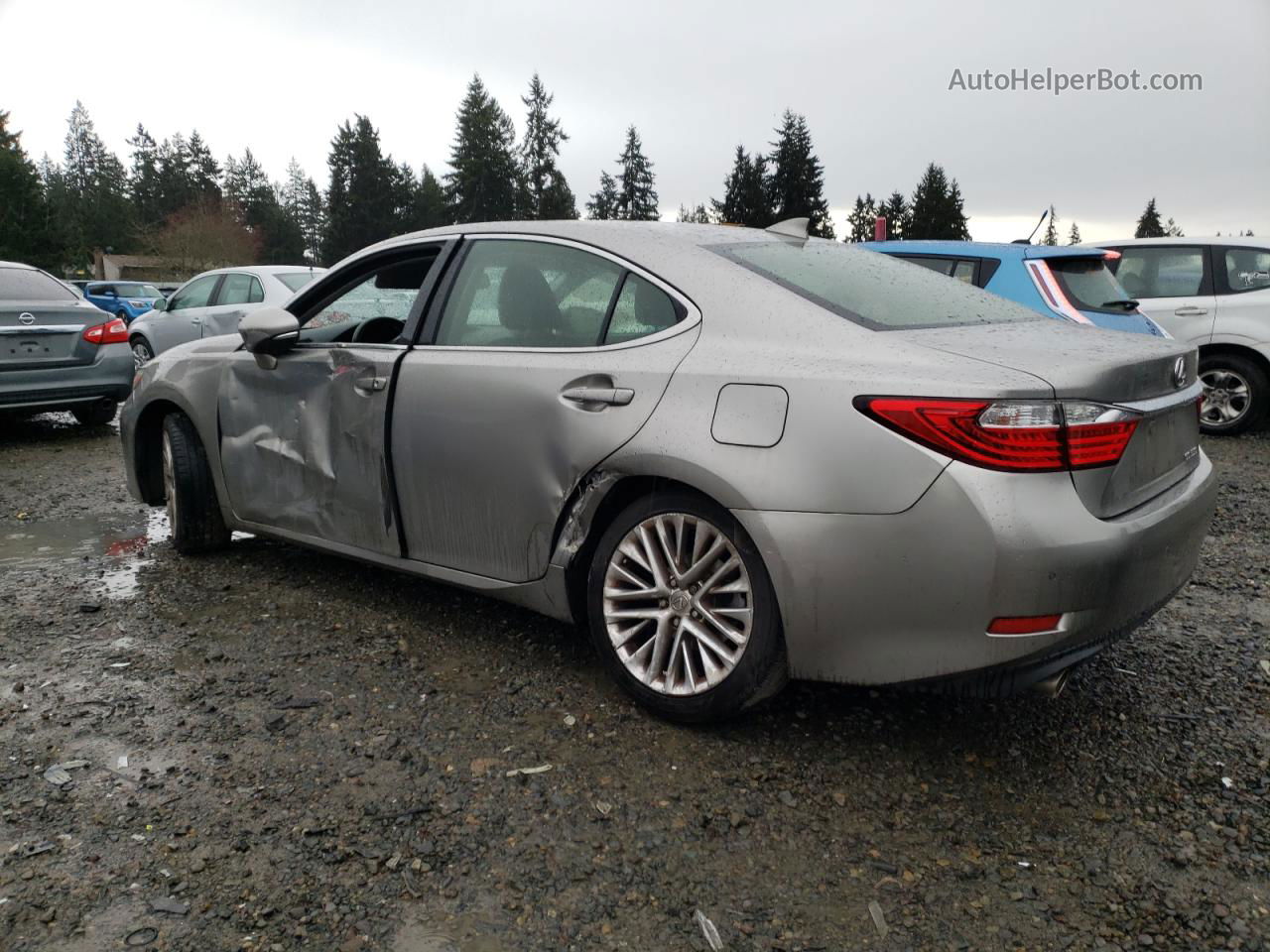 2015 Lexus Es 350 Silver vin: JTHBK1GG7F2203636