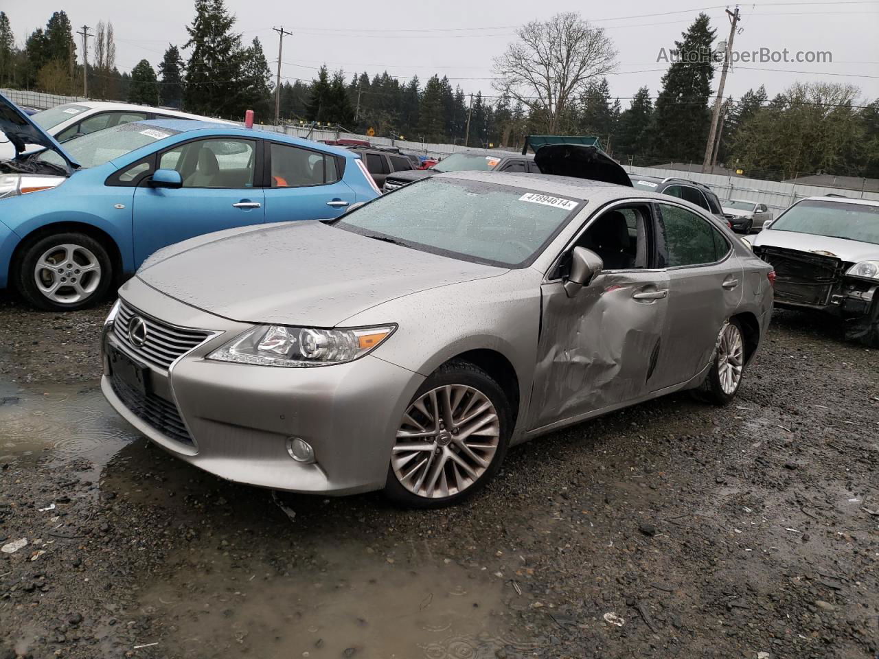 2015 Lexus Es 350 Silver vin: JTHBK1GG7F2203636