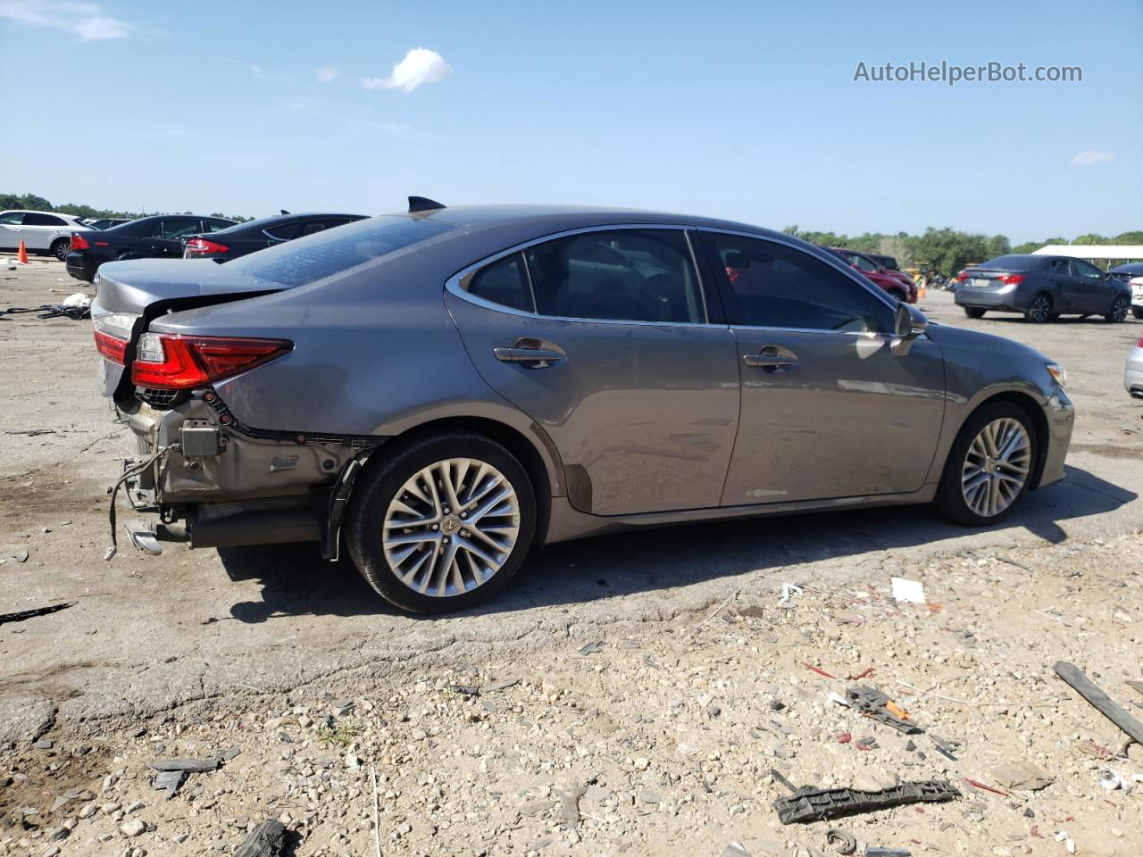 2016 Lexus Es 350 Gray vin: JTHBK1GG7G2217697