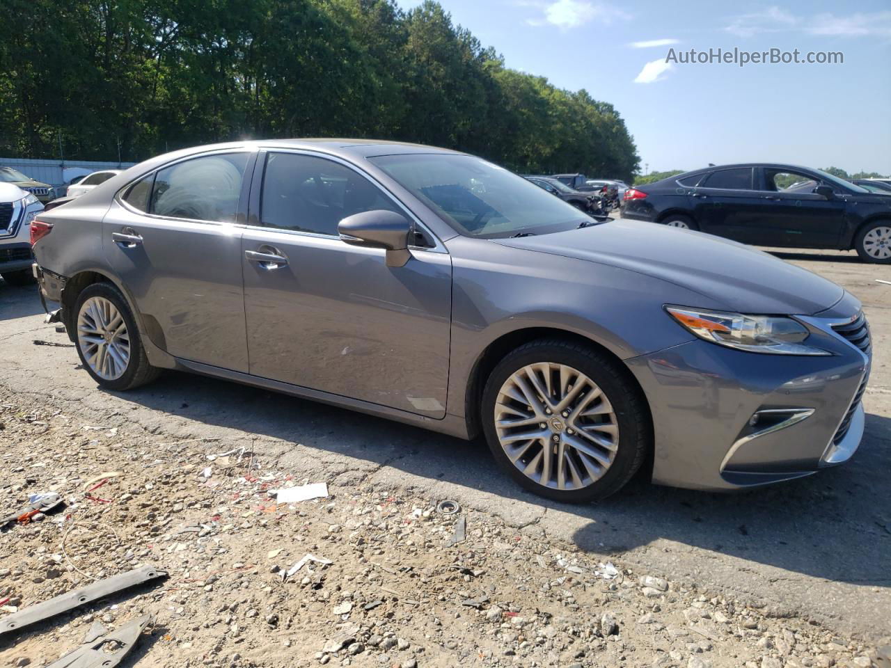 2016 Lexus Es 350 Gray vin: JTHBK1GG7G2217697