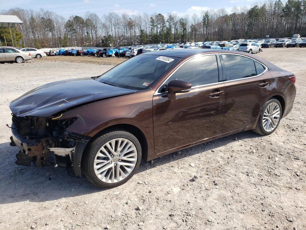 2016 Lexus Es 350 Brown vin: JTHBK1GG7G2217795