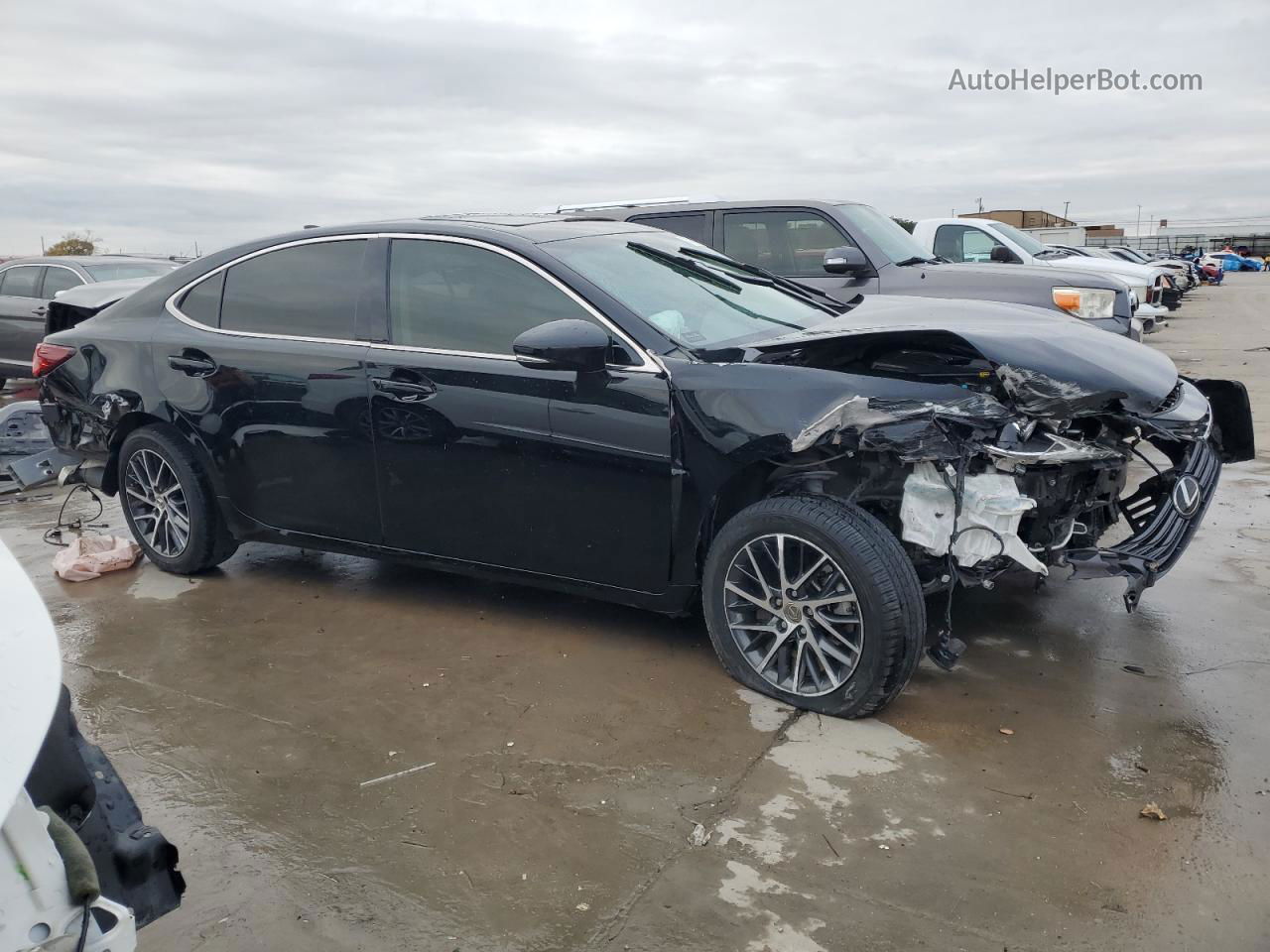 2016 Lexus Es 350 Black vin: JTHBK1GG7G2230014