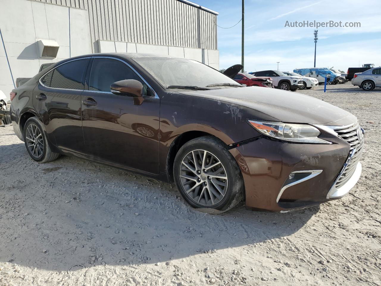 2016 Lexus Es 350 Brown vin: JTHBK1GG7G2238730