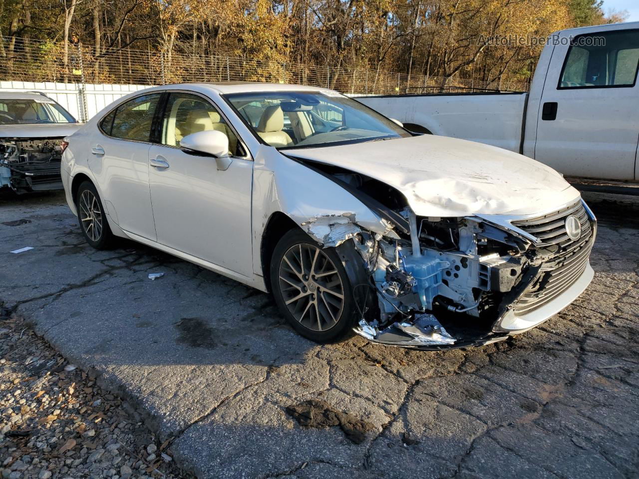 2016 Lexus Es 350 Белый vin: JTHBK1GG7G2241630