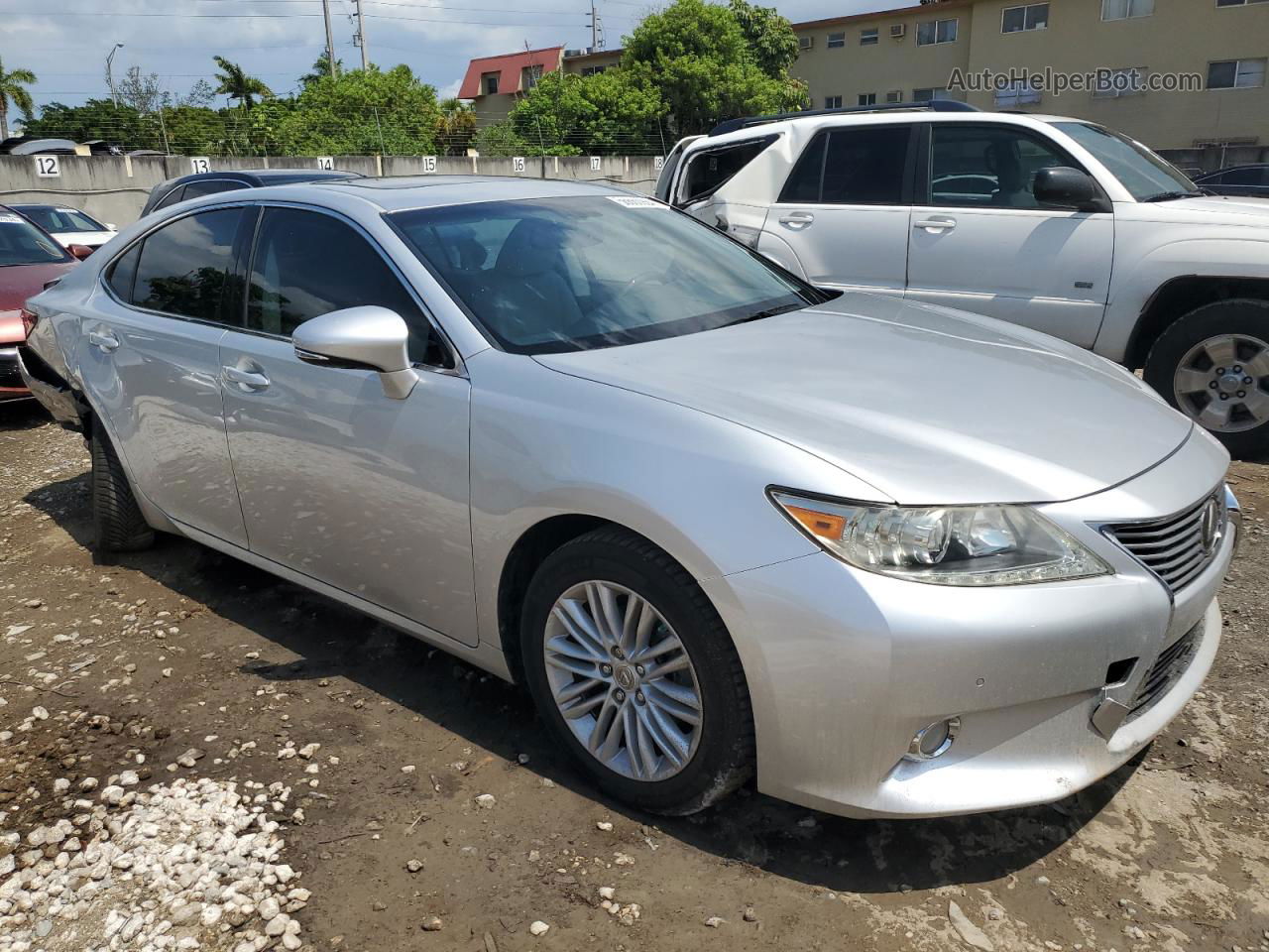 2013 Lexus Es 350 Silver vin: JTHBK1GG8D2018220