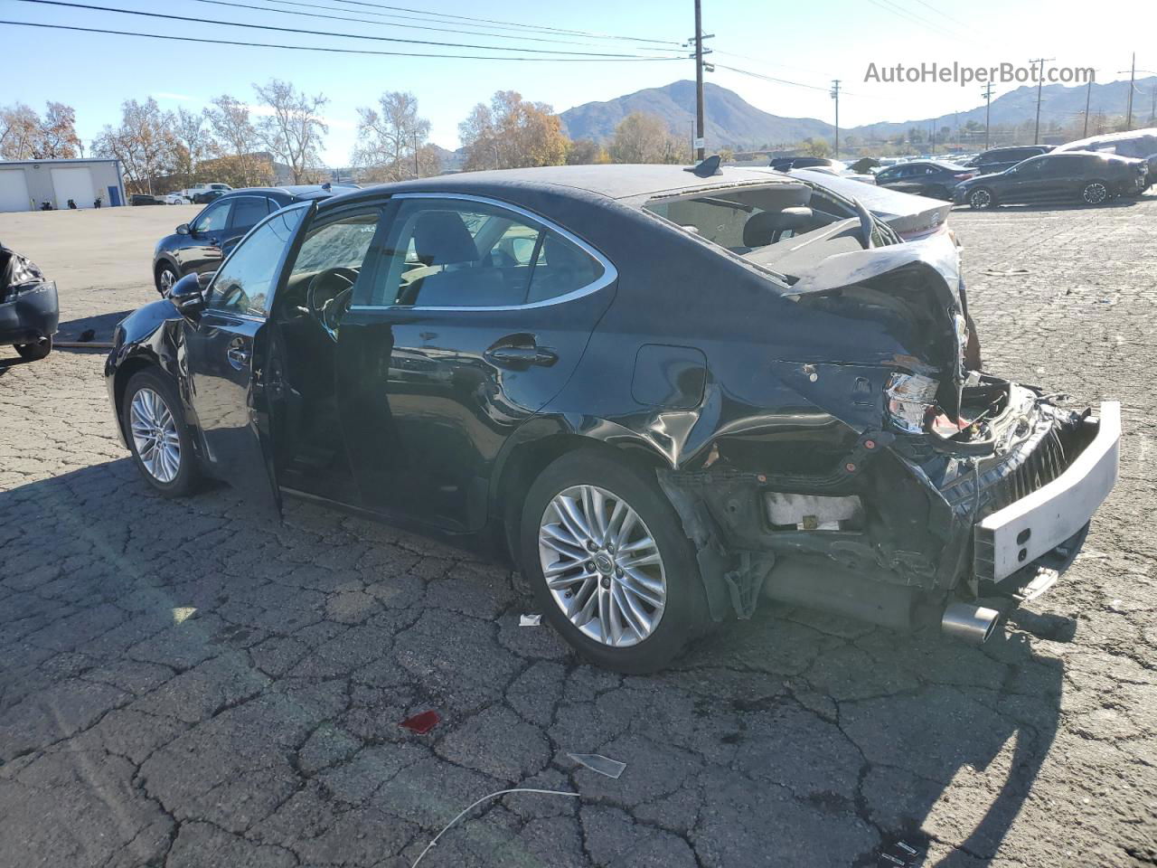 2013 Lexus Es 350 Black vin: JTHBK1GG8D2028925