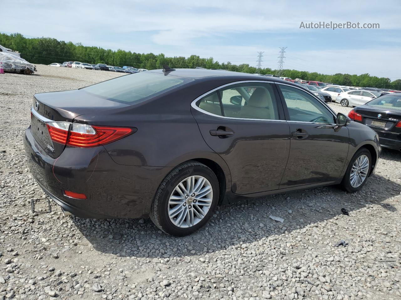 2013 Lexus Es 350 Purple vin: JTHBK1GG8D2032067