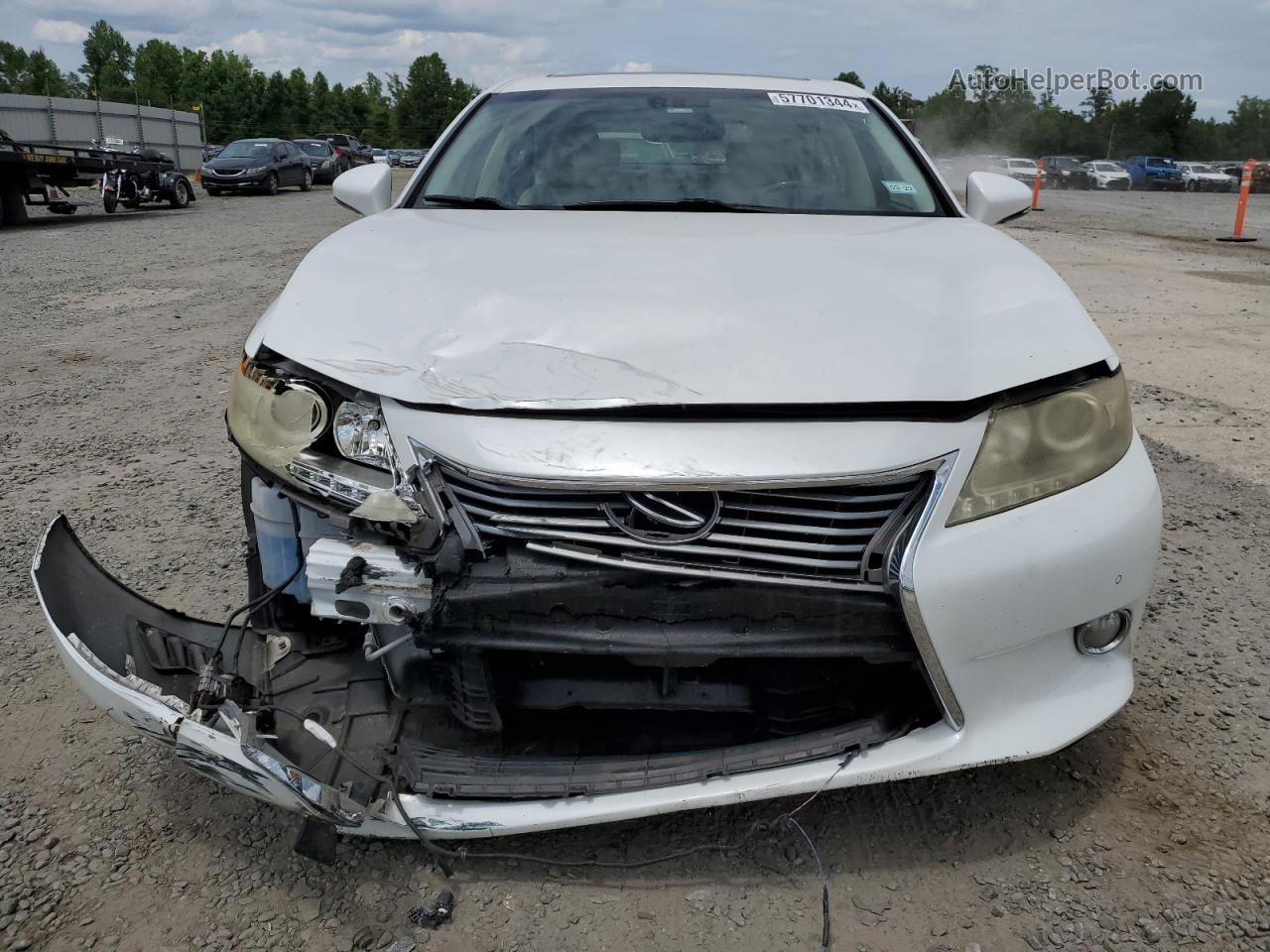 2013 Lexus Es 350 Белый vin: JTHBK1GG8D2050004