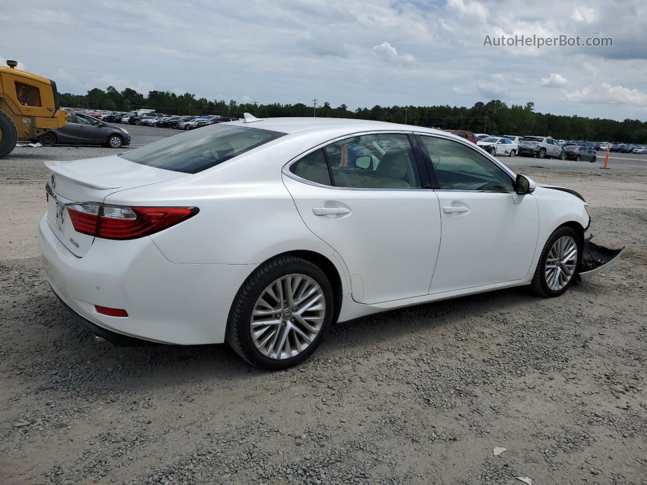 2013 Lexus Es 350 White vin: JTHBK1GG8D2050004