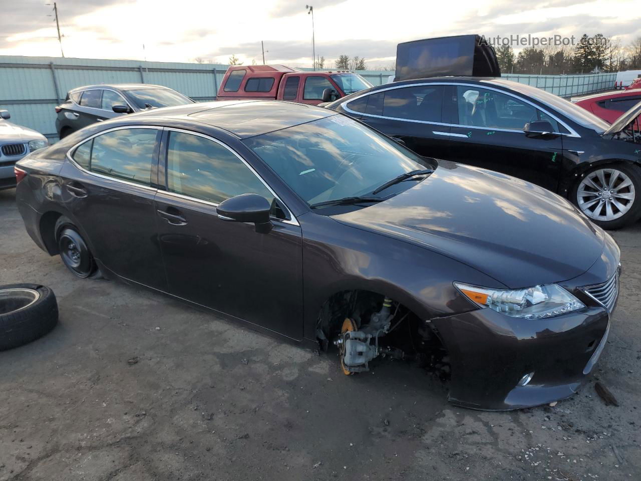 2013 Lexus Es 350 Brown vin: JTHBK1GG8D2050424