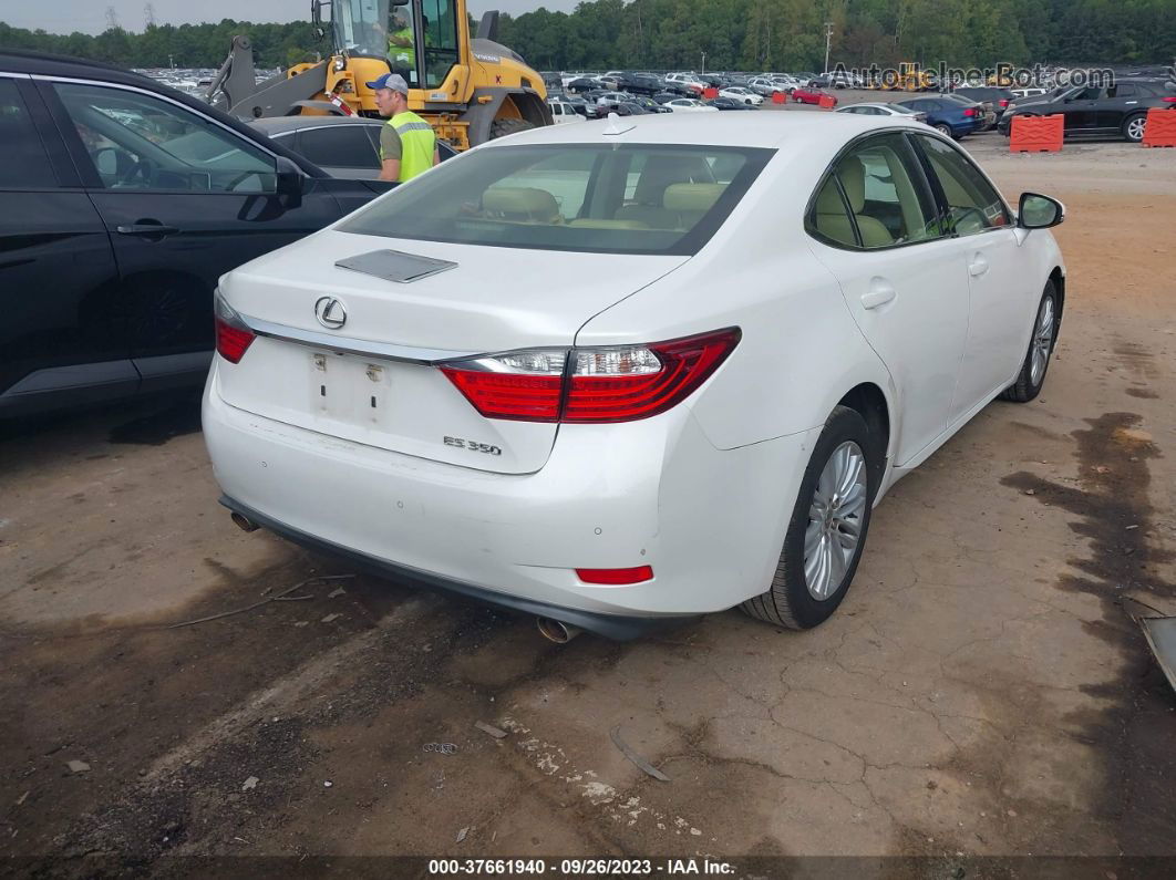 2013 Lexus Es 350 4dr Sdn White vin: JTHBK1GG8D2055896