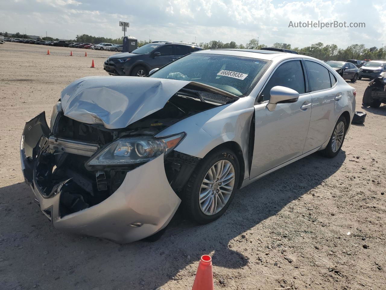 2013 Lexus Es 350 Silver vin: JTHBK1GG8D2072648