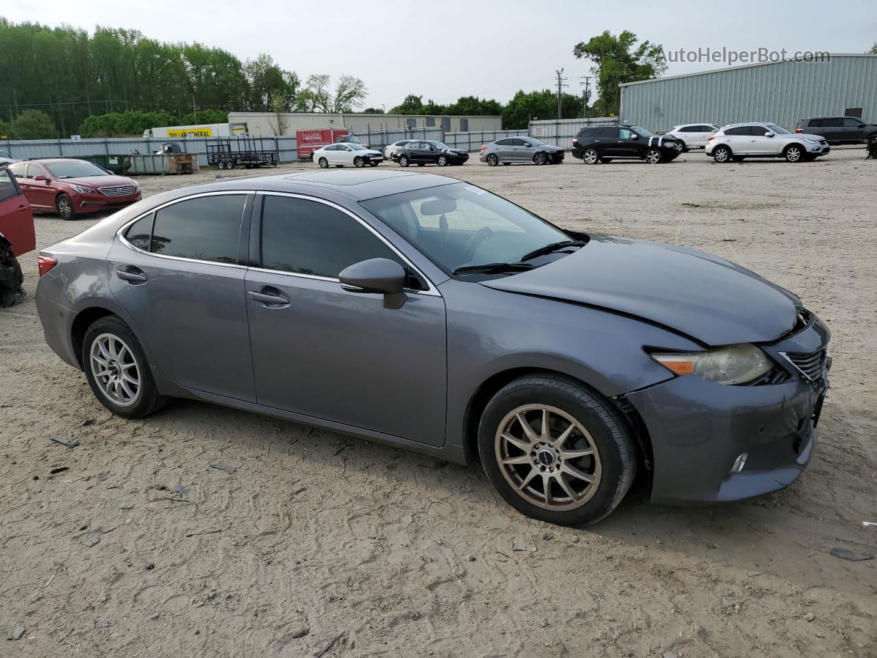 2014 Lexus Es 350 Gray vin: JTHBK1GG8E2084848