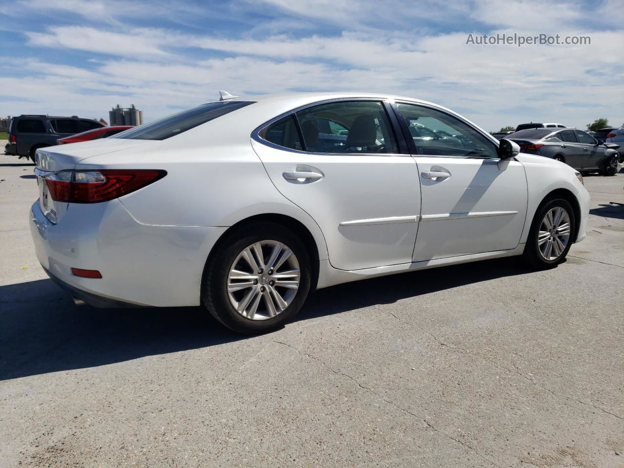 2014 Lexus Es 350 White vin: JTHBK1GG8E2086163