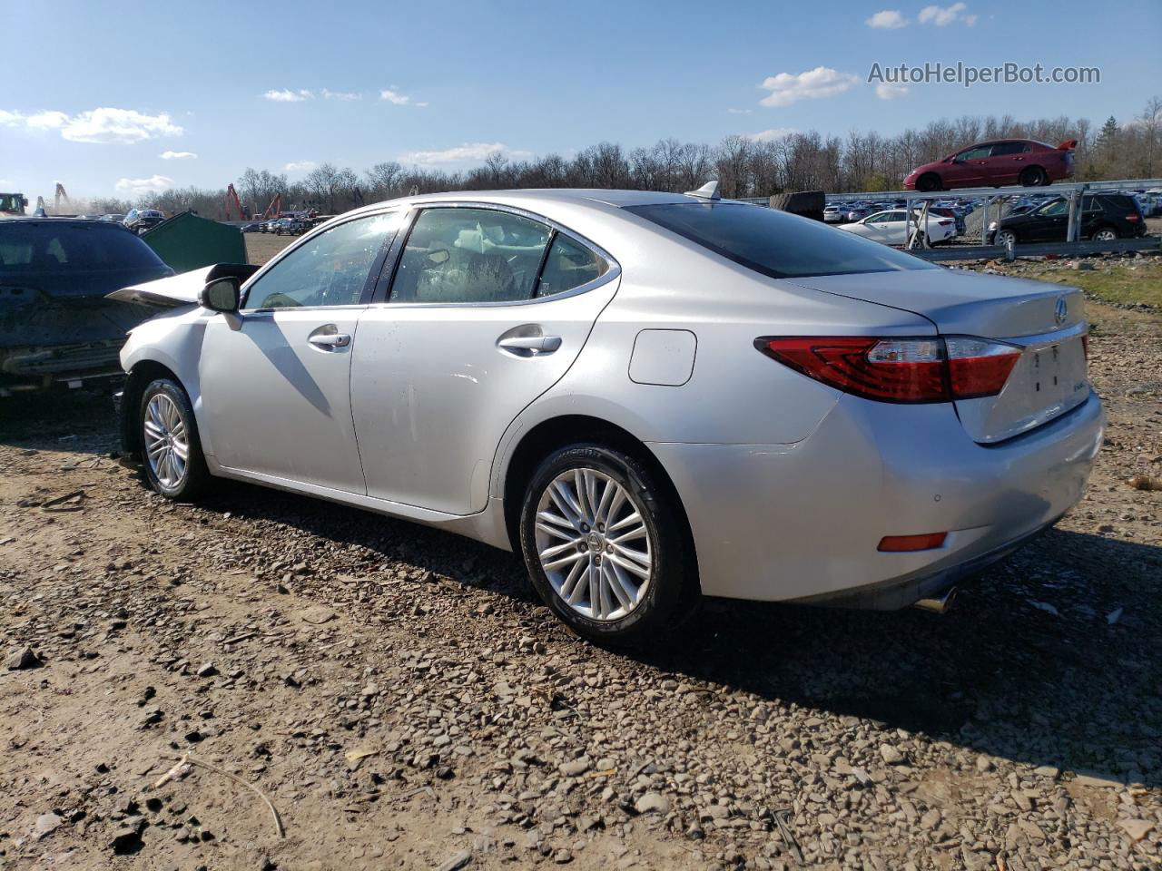 2014 Lexus Es 350 Silver vin: JTHBK1GG8E2108291