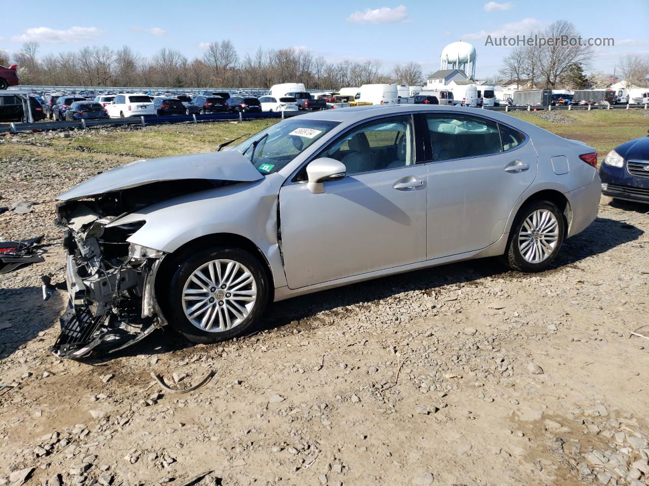 2014 Lexus Es 350 Silver vin: JTHBK1GG8E2108291