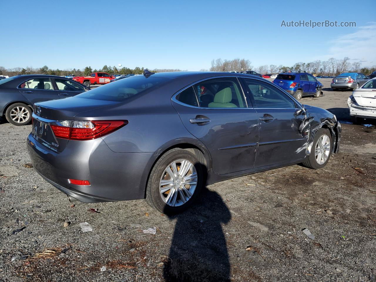 2014 Lexus Es 350 Gray vin: JTHBK1GG8E2115676