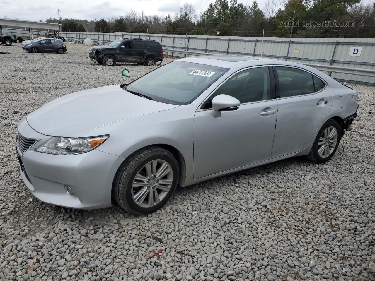 2014 Lexus Es 350 Silver vin: JTHBK1GG8E2117833