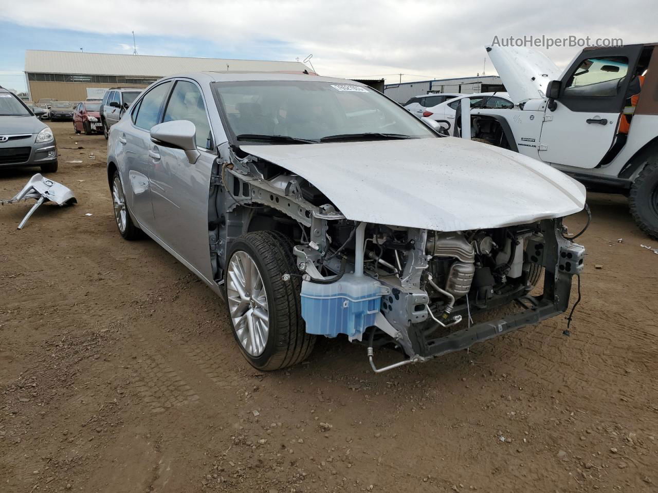 2014 Lexus Es 350 Silver vin: JTHBK1GG8E2147981