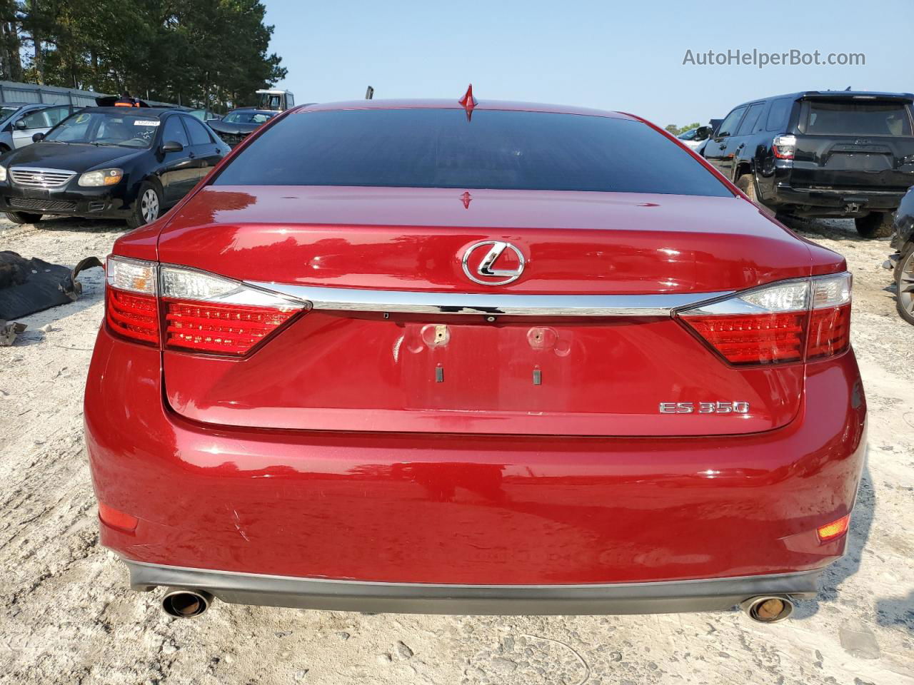2015 Lexus Es 350 Red vin: JTHBK1GG8F2152616