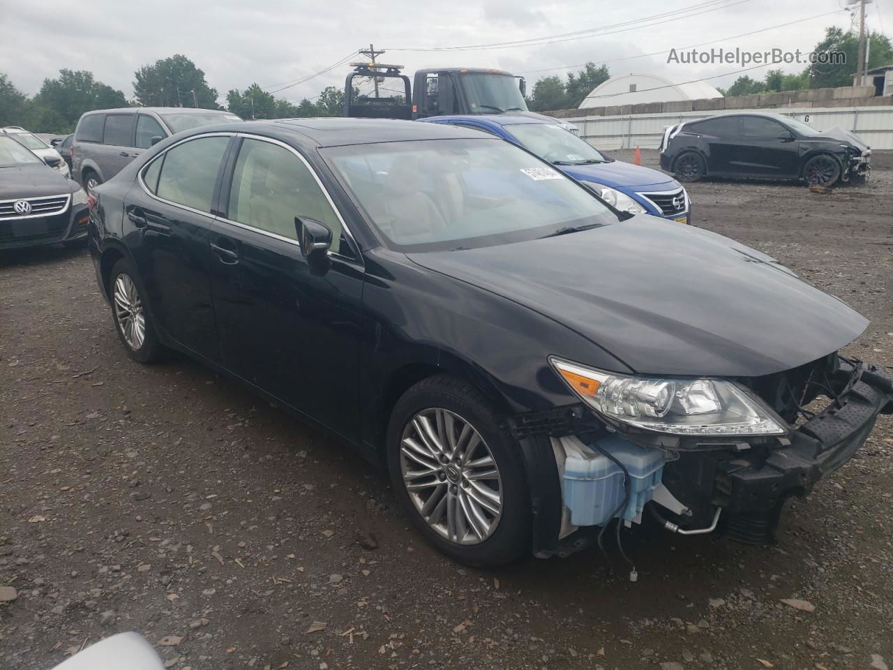 2015 Lexus Es 350 Black vin: JTHBK1GG8F2155239