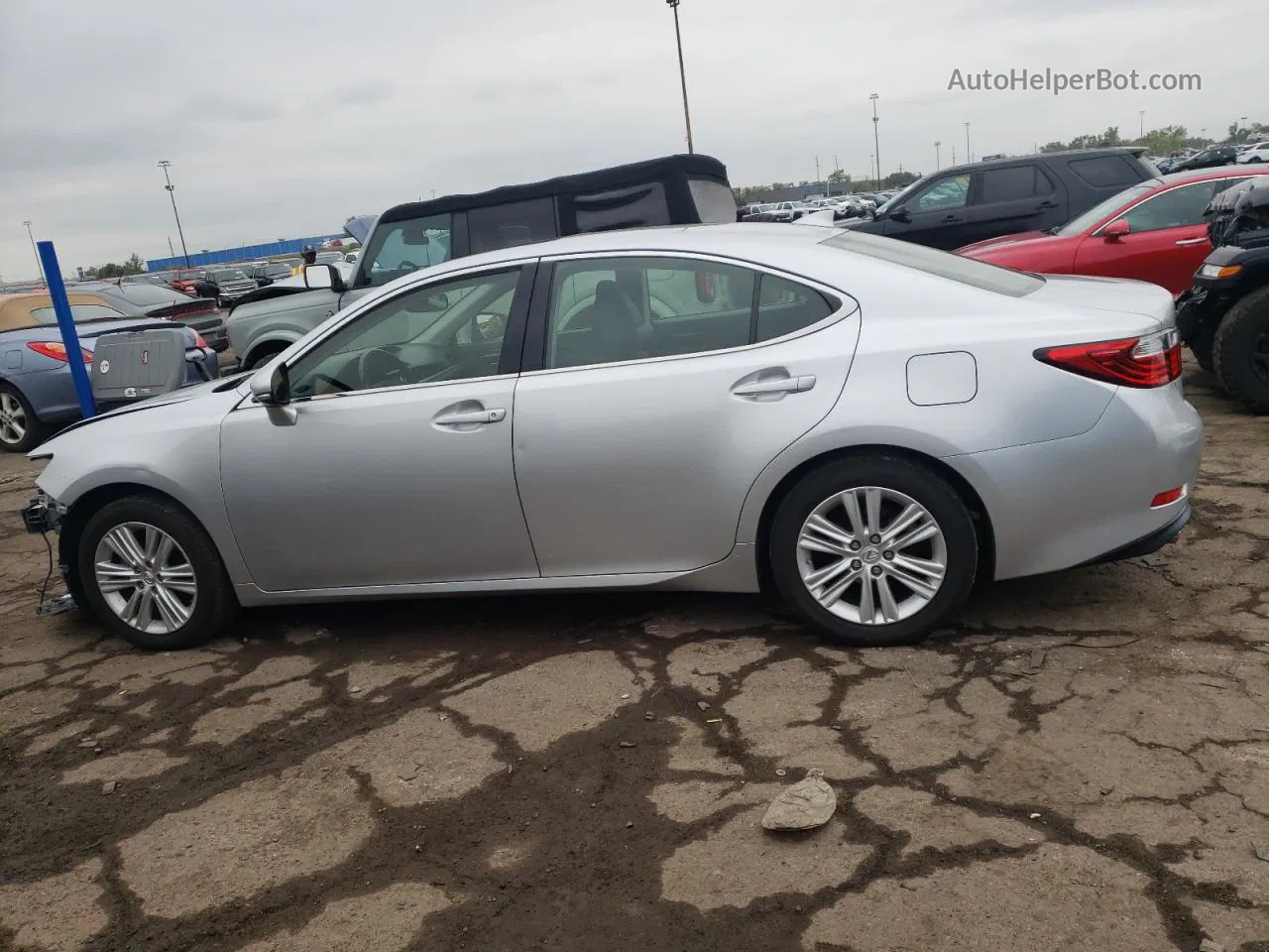 2015 Lexus Es 350 Silver vin: JTHBK1GG8F2160327