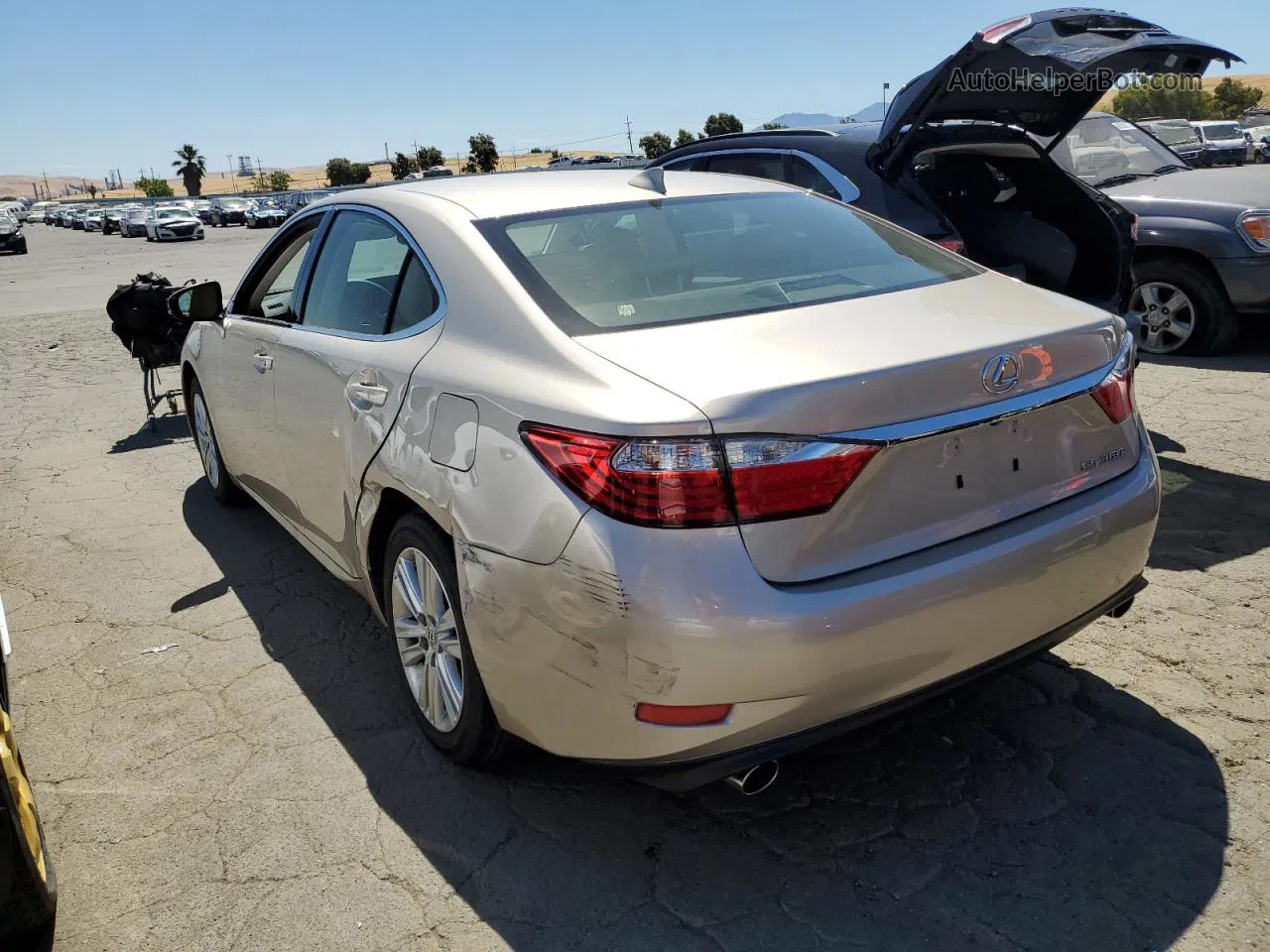 2015 Lexus Es 350 Beige vin: JTHBK1GG8F2162515