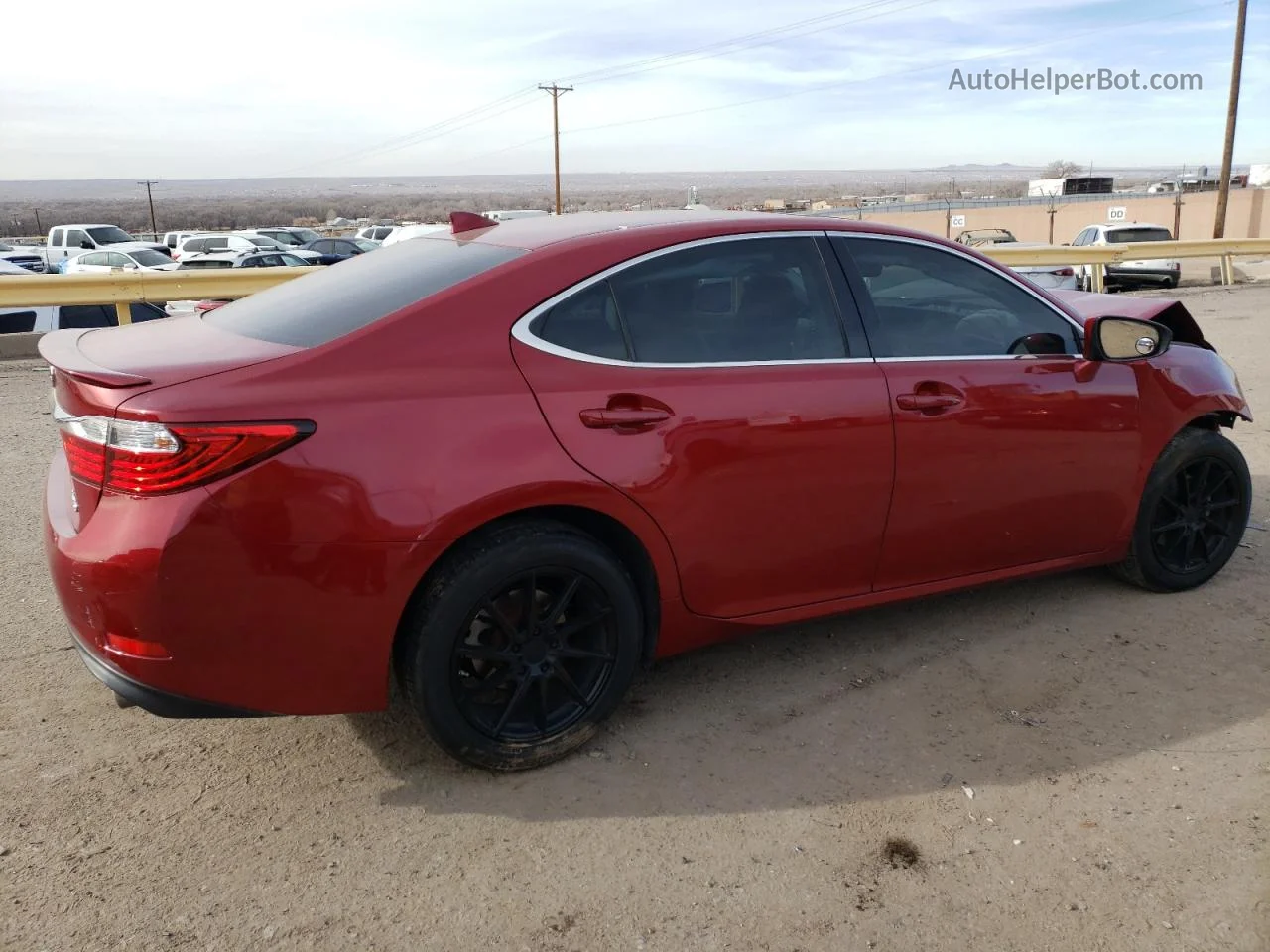 2015 Lexus Es 350 Red vin: JTHBK1GG8F2162854