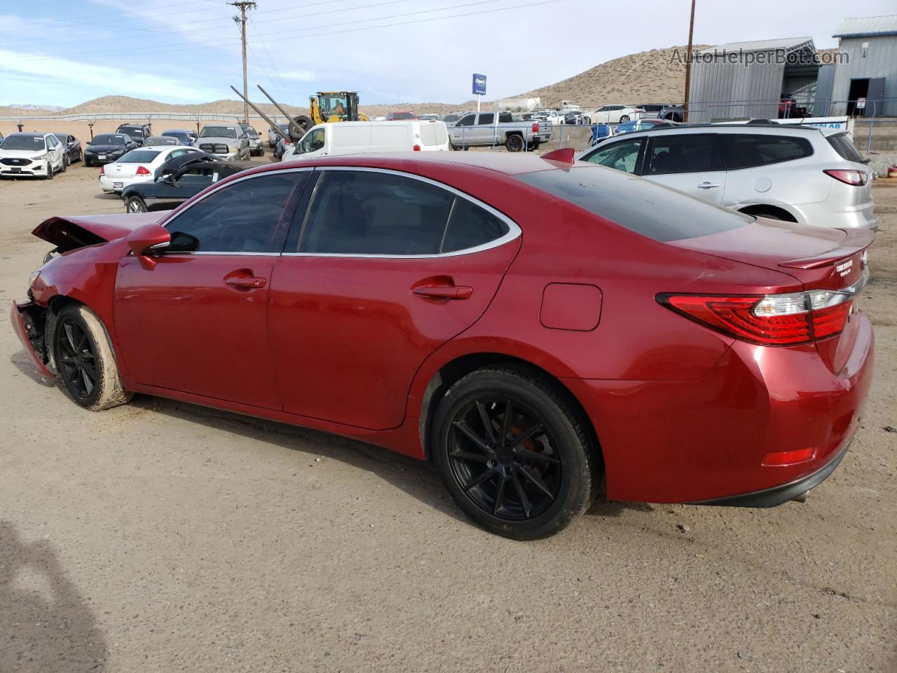 2015 Lexus Es 350 Red vin: JTHBK1GG8F2162854