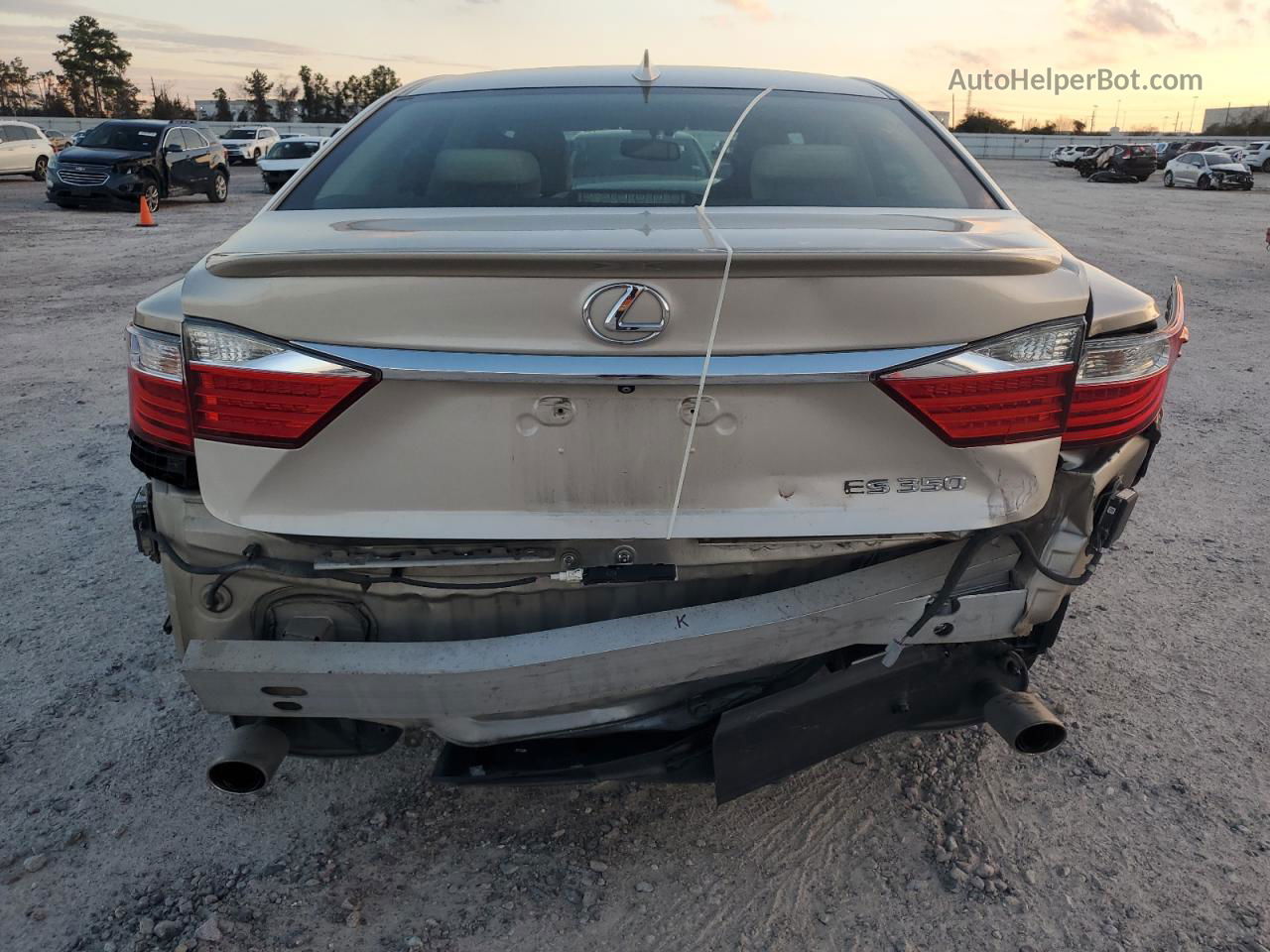 2015 Lexus Es 350 Золотой vin: JTHBK1GG8F2168704