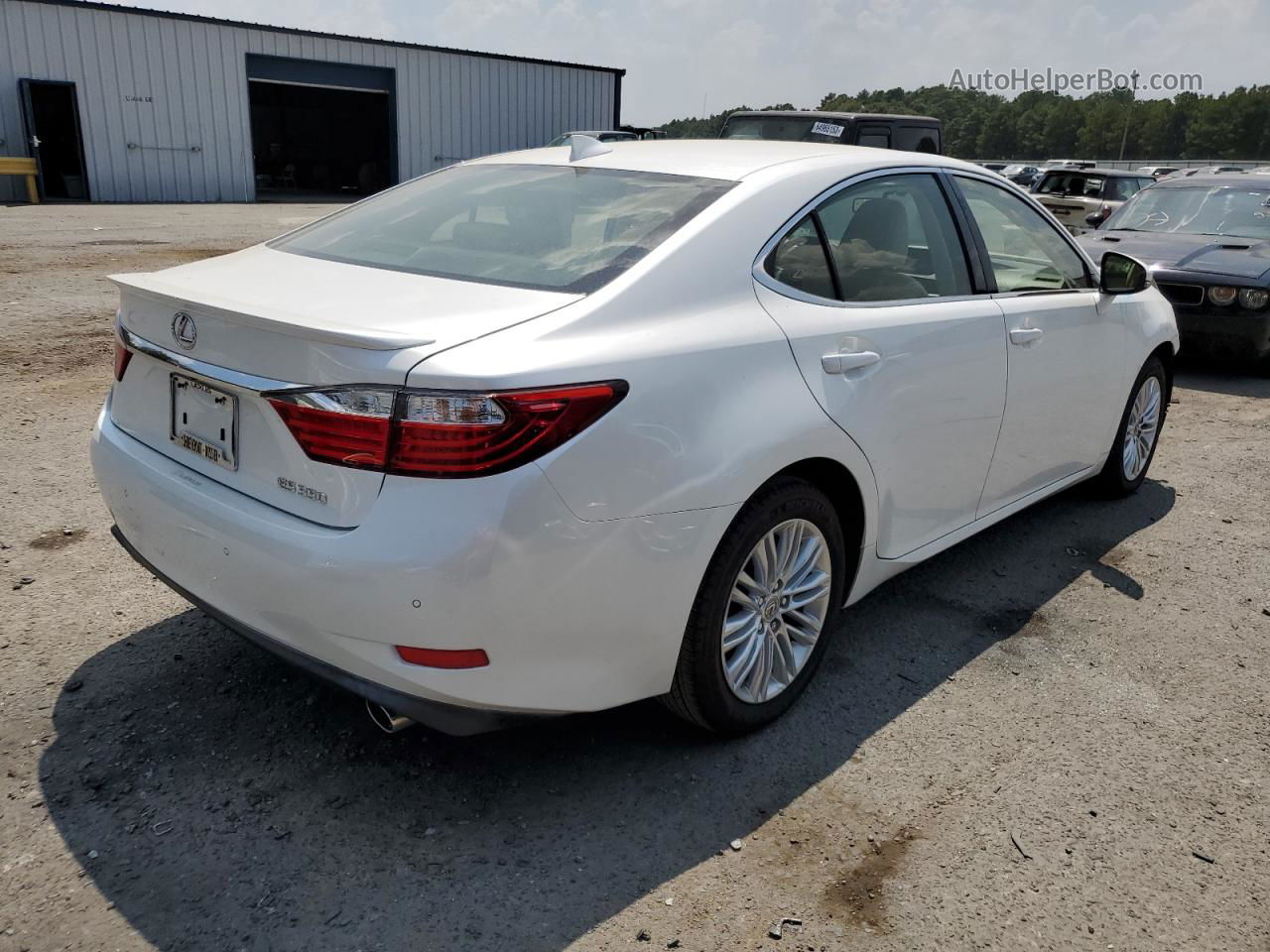 2015 Lexus Es 350 White vin: JTHBK1GG8F2172722