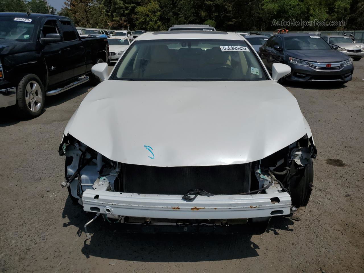 2015 Lexus Es 350 White vin: JTHBK1GG8F2172722